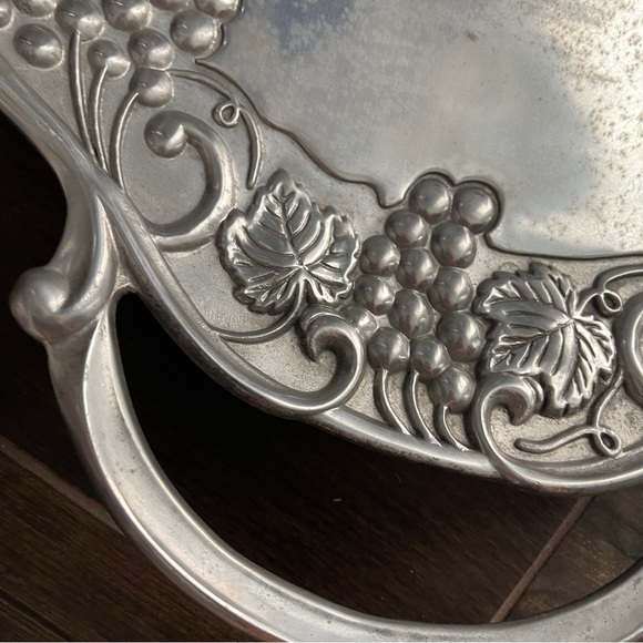 LENOX grapevine leaf platter serving tray metal - Picture 3 of 5